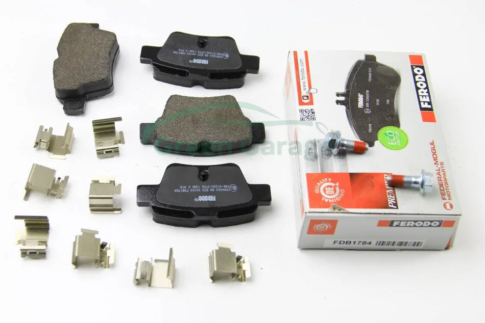 Тормозные колодки зад. Peugeot 207/307/Citroen C4 06- (Bosch) FERODO FDB1784 (фото 1)