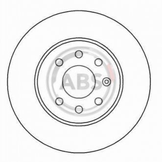 Диск гальмівний перед. Daewoo Nubira 97-/Chevrolet Epica/Evanda/Lacetti 05- A.B.S. 16927