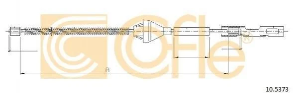 Трос ручника COFLE 10.5373 (фото 1)