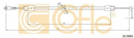 Трос ручного гальма перед. MB Spinter 509-524 06- VW Crafter 2.0-2.5TDI 06- COFLE 10.9864