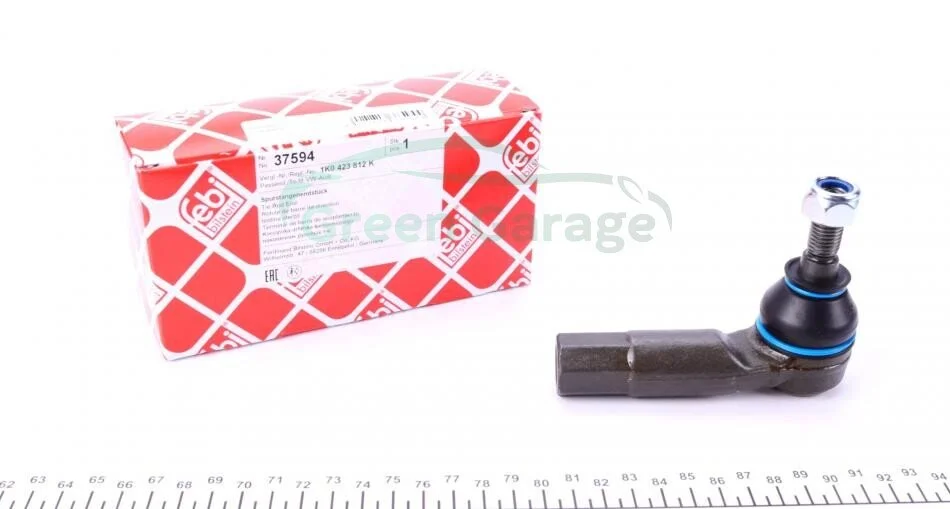 Накінечник кермової тяги правий L112mm Audi/VW Caddy III,IV/Passat/Golf 03- FEBI BILSTEIN 37594 (фото 1)