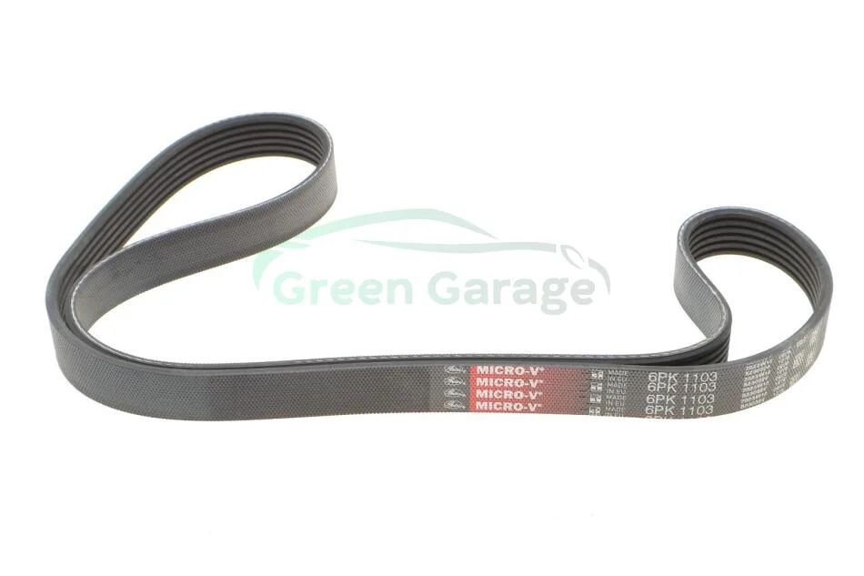 Ремень генератора Golf III 1.4/1.6 (PS)/Fabia 1.9SDI GATES 6PK1103 (фото 1)