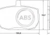 Колодки тормозные перед. Daily/Landrover/Pilot/Range Rover/Transit (69-07) A.B.S. 36124 (фото 1)
