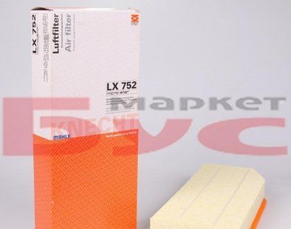 Повітряний фільтр MAHLE / KNECHT LX752