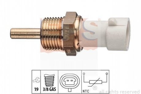 Датчик температури охол. рідини Chevrolet Captiva/Cruze/Epica 2.0CDTI 05- EPS 1.830.335