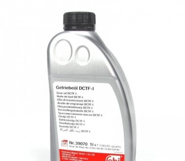 Масло трансмисс. FEBI DCTF-1 (DSG) (Канистра 1л) FEBI BILSTEIN 39070