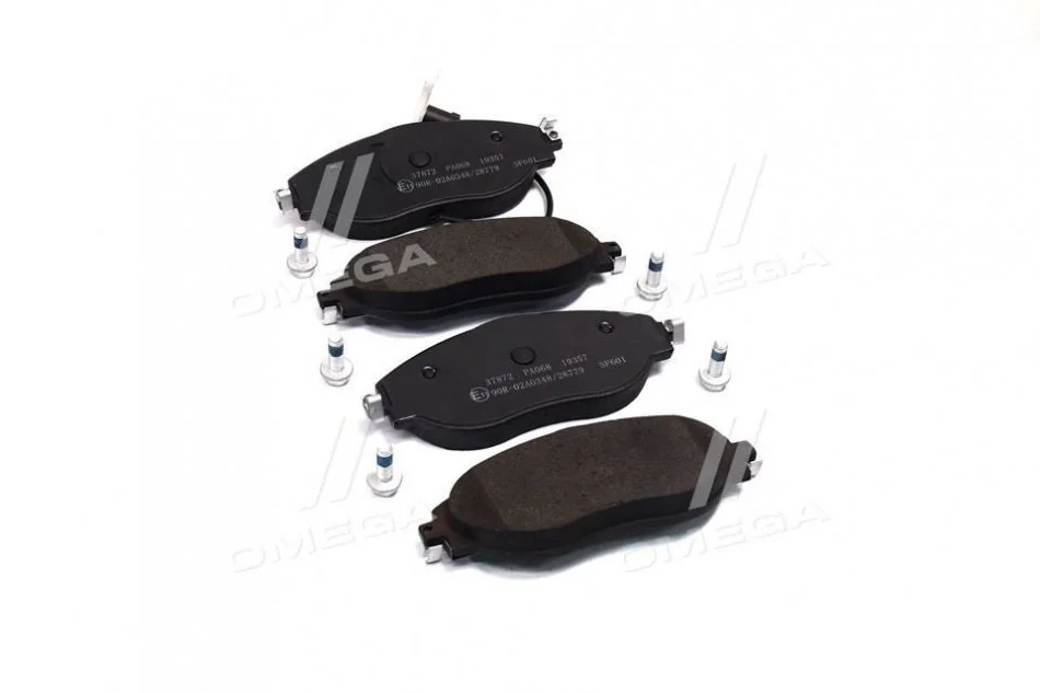 Тормозные колодки перед. VW Passat 10-/Skoda Octavia 12- (TRW) с датчиком A.B.S. 37872 (фото 1)