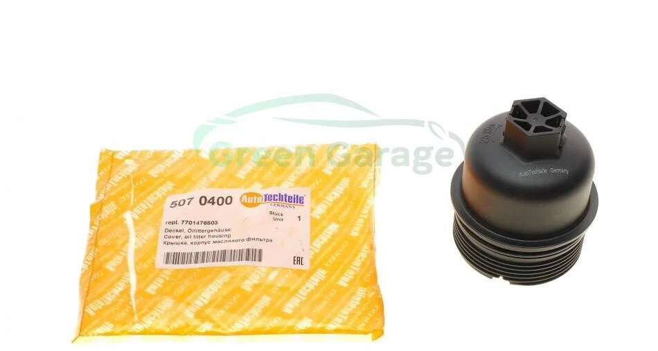 Крышка фильтра масляного Renault Trafic 2.0dCi (M9R)/Master 2.3CDTi (M9T) AUTOTECHTEILE 507 0400 (фото 1)