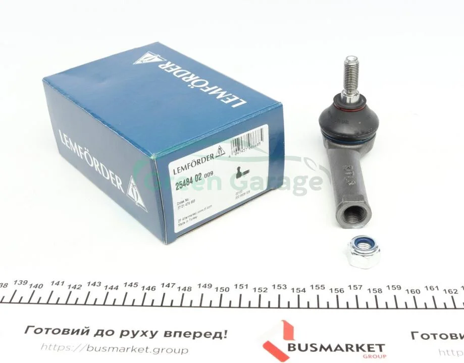 Наконечник рулевой тяги Kangoo/Clio/Megane 03.99> Пр. LEMFORDER 25484 02 (фото 1)