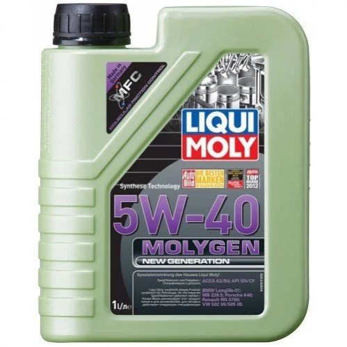 Масло моторное Liqui Moly Molygen New Generation 5W-40 (1 л) LIQUI MOLY 9053 (фото 1)