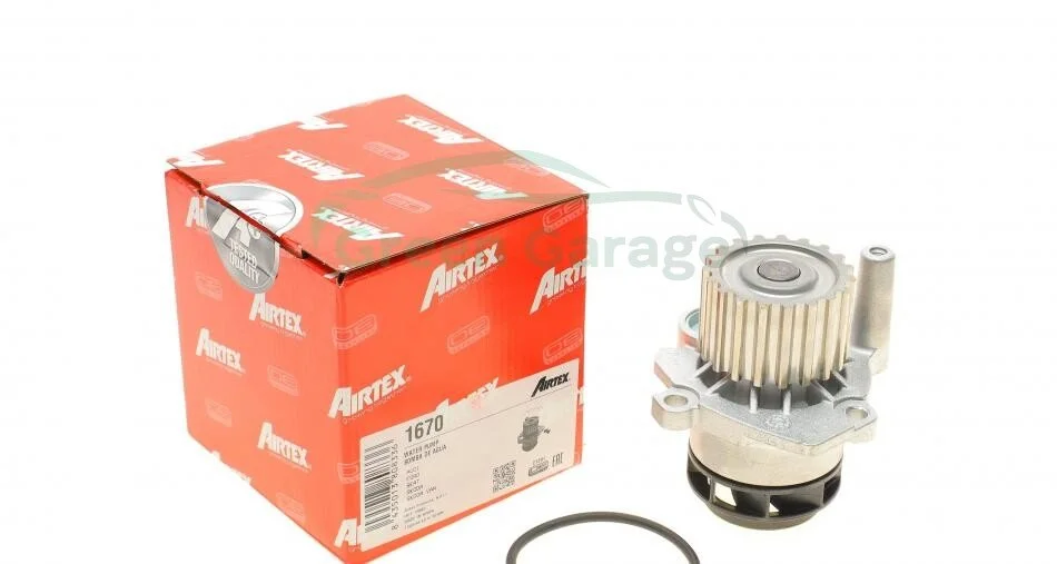 Водяной насос Caddy III/T5/Octavia/Fabia/Golf V/Passat 1.4/1.9TDI/2.0SDI AIRTEX 1670 (фото 1)