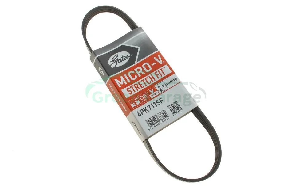 Ремень генератора 4PK711 Transit V184/Crafter 2.0DI/TDi GATES 4PK711 SF (фото 1)