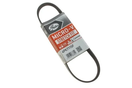 Ремень генератора 4PK711 Transit V184/Crafter 2.0DI/TDi GATES 4PK711 SF
