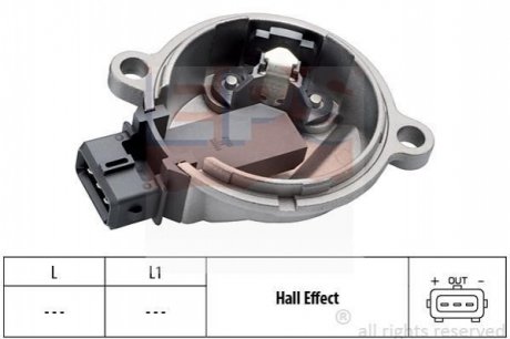 Датчик положення розпредвала VW Passat/Golf V 1.8 /Audi A3/A4/A6/A8 94- EPS 1.953.365