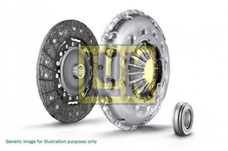 Комплект сцепления BMW 5(E39)/7(E38)/X5(E53) 2.5/3.0TD/4.4i 96- (240mm) LUK 624 3296 00