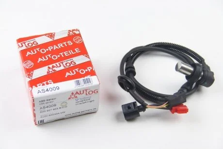 Датчик ABS передн Лів/Прав AUDI A4 B5, A6 C5 SKODA SUPERB I VW PASSAT B5, PASSAT B5.5 1.6-4.0 11.94-03.08 AUTLOG AS4009
