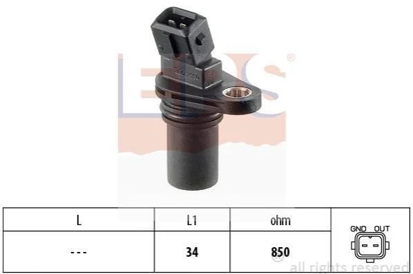 Датчик положення к/вала Mitsubishi Colt VІ 04- Smart City 0.6 / 0.8Cdi EPS 1.953.354 (фото 1)