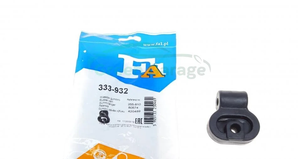Кріплення глушника Peugeot Bipper 1.4 HDi 08- Citroen Nemo 1.4 HDi 08- Fischer Automotive One (FA1) 333932 (фото 1)