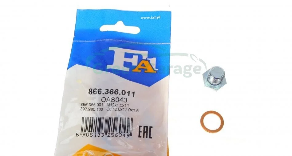 Корок масляного піддона BMW 3 01-11 / Land Rover Range Rover III 02-05 Fischer Automotive One (FA1) 866.366.011 (фото 1)