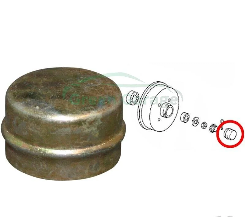Крышка ступицы колеса Audi 80/Golf III/Passat -01 JP GROUP 1151450200 (фото 1)