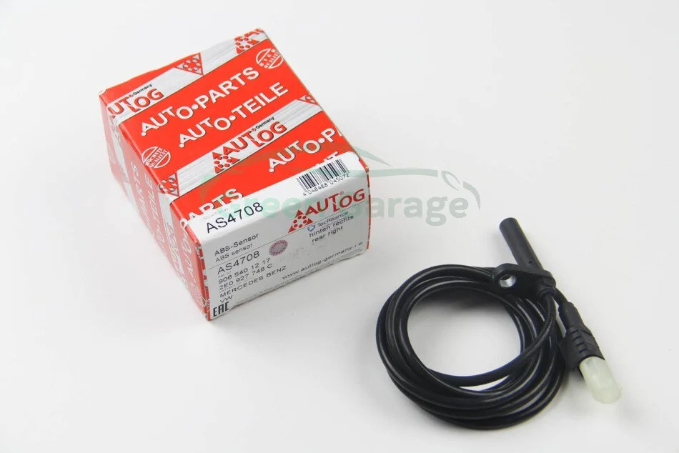 Датчик ABS задн Прав MERCEDES SPRINTER 4,6-T (B906), SPRINTER 5-T (B906) VW CRAFTER 30-35, CRAFTER 30-50 1.8-3.5 04.06-12.18 AUTLOG AS4708 (фото 1)