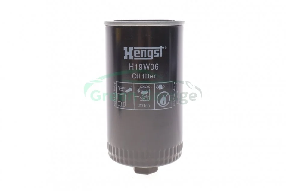 Фильтр масляный двигателя VW T4 (пр-во Hengst) HENGST H19W06 (фото 1)