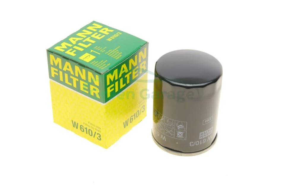 Фільтр масляний двигуна (вир-во) MANN W 610/3 (фото 1)