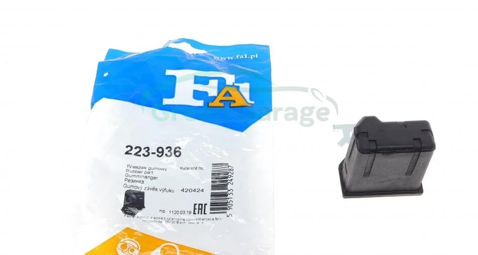 Кронштейн глушника Dacia Logan 06-/Renault Clio IV 12-/Megane II 08- Fischer Automotive One (FA1) 223936 (фото 1)