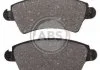 Тормозные колодки перед. Peugeot 206/306 94- (Bosch) (130,9x52,2x18) A.B.S. 37153 (фото 1)