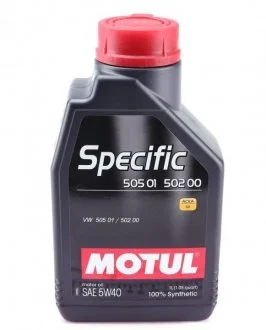 Масло моторное Motul Specific 505 01 502 00 5W-40 (1 л) MOTUL 842411