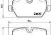 Гальмівні колодки диск.задні BMW 1 (E81), 3 (E90) 1.6i/1.8i/2.0 03- BREMBO P06037 (фото 1)
