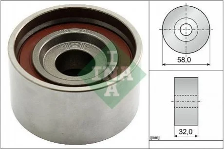 Ролик(без кронштейна) паска ГРМ Hyunday Tucson/Santa Fe 2.0CRDI 06- INA 531 0582 10