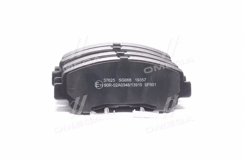 Тормозные колодки перед. QASHQAI I/QASHQAI II/ X-TRAIL 1.5D-2.5 07- A.B.S. 37625 (фото 1)