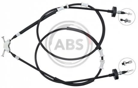 Трос ручного тормоза зад. Astra G 98- (диск) (1593/1400x2) (Bosch) A.B.S. K12046