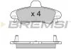 Тормозные колодки зад. Ford Mondeo 93-00 (bendix) (115,7x53,7x14,7) BREMSI BP3188 (фото 1)