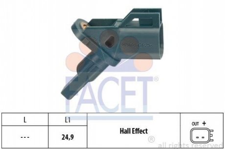 Датчик числа оборотів FACET 21.0002