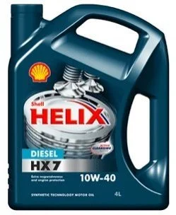 Масло моторное Shell Helix HX7 Diesel 10W-40 (4 л) SHELL 550040425 (фото 1)