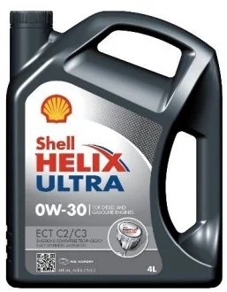 Олива Shell Helix Ultra ECT С2/С3 0w/30 4л SHELL 550042353