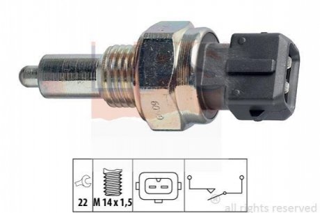 Датчик заднього ходу Audi 100/A6 94-/Peugeot 605 89-/VW Passat 88- EPS 1.860.099