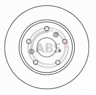 Гальмівний диск A.B.S. 15950