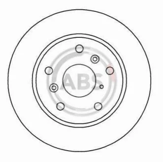 Гальмівний диск A.B.S. 15950