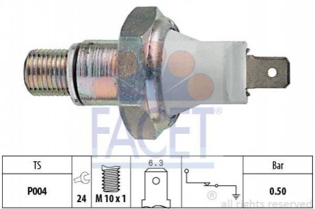 Датчик тиску FACET 7.0119