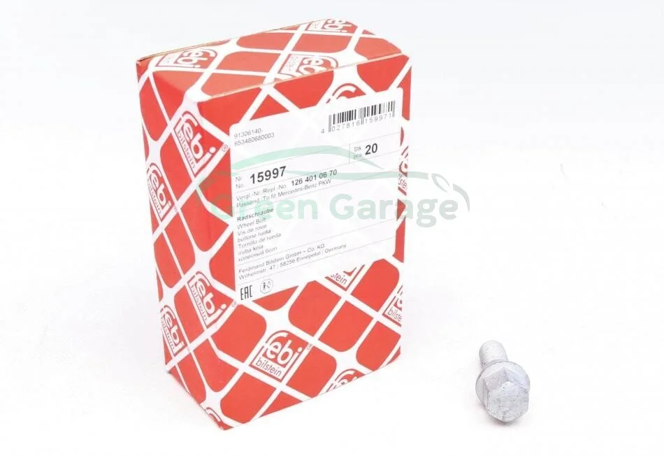 Колісний болт M12x1,5/52 MB (Вир-во Febi) FEBI BILSTEIN 15997 (фото 1)