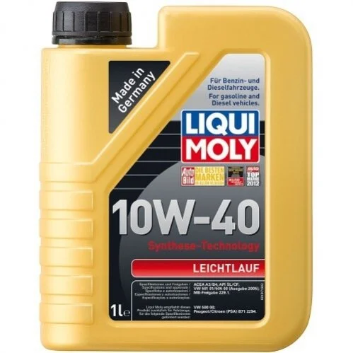 Масло моторное Liqui Moly Leichtlauf 10W-40 (1 л) LIQUI MOLY 9500 (фото 1)