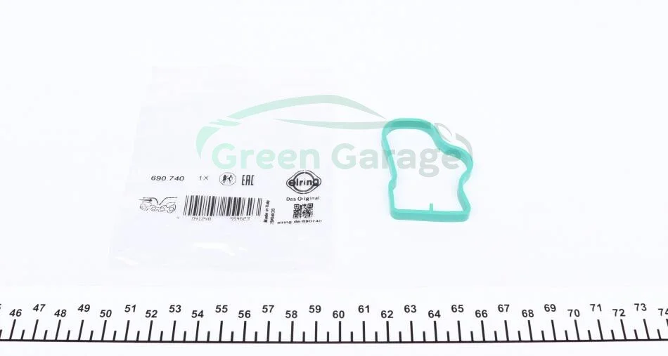 Прокладка, впускний колектор OPEL 1,2/1,4 16V A12XEL/A14XEL/B12XEL/B14XEL/D12XEL/D14XEL (4) 10- (вир ELRING 690.740 (фото 1)