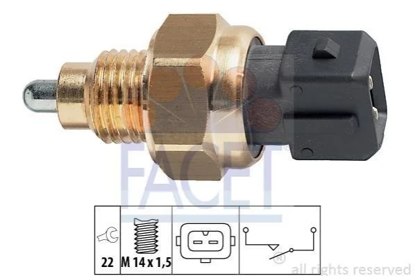 Датчик зад хода Scudo/Jumpy 1.9D/Berlingo (кпп.BE3) FACET 7.6108 (фото 1)