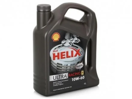 Масло моторное Shell Helix Ultra Racing 10W-60 (4 л) SHELL 550040622