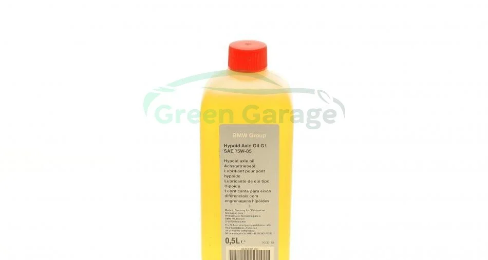 Масло трансмісійне Hypoid Axle Oil G1 75W-85, API GL4, 0.5л. BMW 83 22 2 295 532 (фото 1)