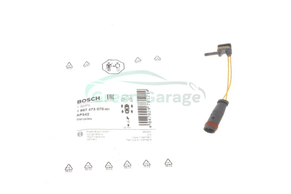 Датчик зношування колодок BOSCH 1 987 473 070 (фото 1)