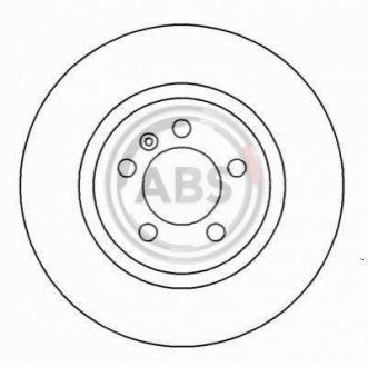 Гальмівний диск A.B.S. 16080